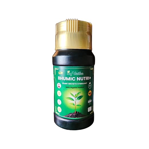 Bhumic Nutri+ | Organic Farming Solution | Boosts Soil Fertility & Crop Yield | Patented Plant Growth Enhancer | Improves Root Strength & Productivity – 250g | My Vatika