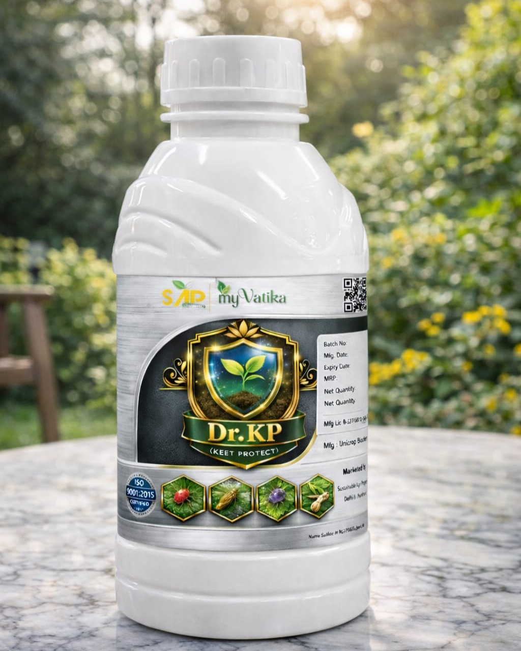Dr. KP (Keet Protect) Organic Pesticide | Pest Control Solution for All Crops (100ml)